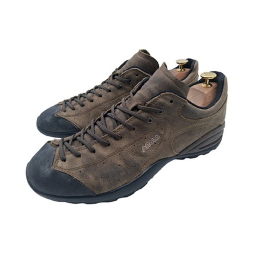 Asolo Escape Shoes Mens Size 11.5 Brown Leather Trail Hiking Sneakers Vibram